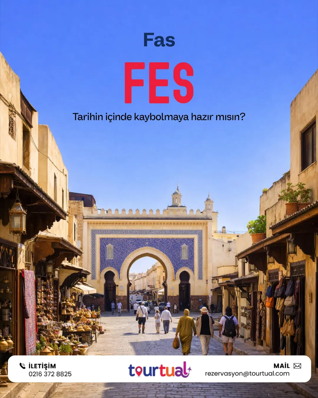 Tourtual — Fas Fes turu tanıtım postu